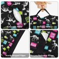 thumbnail image 6 of Dinosaur and Text Black Pattern Teens Toddler Nap Mat with Pillow, Sleeping Mat Bag for Preschool Daycare 51"x22", 6 of 6