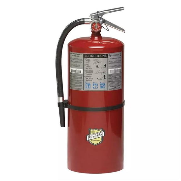 Buckeye Fire 12120 20 lbs ABC Fire Extinguisher - Steel - Red