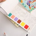 thumbnail image 3 of Libro de pintura de acuarela portátil para niños, pintura con agua, imagen de Graffiti Gouache para colorear, juguetes de dibujo, regalos, 20 hojas, 3 of 6