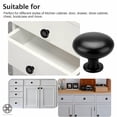 thumbnail image 5 of Luxtrada 20/10Pcs Cabinet Knob Pull Handle Drawer Knobs (30mm / 1.2 Inch), with Fitting Screws, Easy to Install, for Kitchen Cupboard Door, Bedroom Dresser Drawer, Bathroom Wardrobe Hardware, 5 of 8