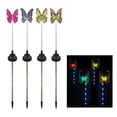 thumbnail image 1 of 4 Pack LED Solar Garden Stake Light Multi Color-Changing Butterfly with Luminous Stake Garden Decor Figurines Lights Outdoor Landscape Lighting for Path, Yard, Lawn, Patio, 1 of 8
