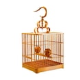 thumbnail image 2 of Alimentador de montaje de jaula para pájaros, soporte colgante, jaula, suministros para mascotas para periquitos de loro Salvador jaula de pájaros, 2 of 8