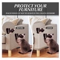 thumbnail image 2 of Funda protectora transparente para muebles, 8 piezas grandes, adhesiva sin residuos, ideal para proteger sofás de arañazos de gatos, práctica y fácil de instalar., 2 of 6