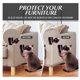 thumbnail image 2 of Funda protectora transparente para muebles, 8 piezas grandes, adhesiva sin residuos, ideal para proteger sofás de arañazos de gatos, práctica y fácil de instalar., 2 of 6