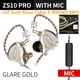 thumbnail image 1 of KZ ZS10 PRO 4BA + 1DD HIFI Auriculares de metal Auriculares híbridos en la oreja Auriculares deportivos con cancelación de ruido KZ ZSN PRO ZST AS16 AS12 AS10 C16 Tan Jianjun unisex, 1 of 2