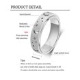 thumbnail image 4 of Fidget Ring Anxiety Ring for Women Men Titanium Stainless Steel Spinner Ring Fidget Toys Adults 18K Gold Color Size 6-10, 4 of 4