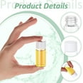 thumbnail image 4 of 60Pcs 10ml/0.34oz Small Liquid Sample Vials Clear Glass Vials with White Screw Caps Empty Leak-Proof Glass Vial for Preservation Storage Collection, 4 of 6