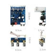 thumbnail image 3 of TDA2030 15W+15W+30W 2.1 Channel Amplifier Audio Board Subwoofer Amplifier Bass Output for Speaker DIY Dual AC12-15V, 3 of 5