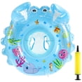 thumbnail image 1 of Baby Swimming Ring Cute Cartoon Baby Swimming Float with Dual Handle Safe Leak-Proof Baby Inflatable Float Sea, 1 of 5