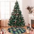 thumbnail image 7 of Yiaed Colorful Pineapples Print Christmas Tree Skirt , Tree SkirtsTree Mat for Christmas Winter Holiday Indoor Decorations-48", 7 of 7