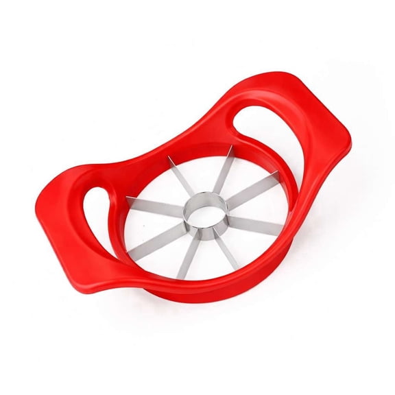 Multi Use Apple Slicer Corer Cutter 8 Stainless Steel Blades Fruit Divider Non-Slip Handle Kitchen Tool Quick Apple Cutter & Corer Multi-Color Kitchen Gadget for Fruits & Vegetables