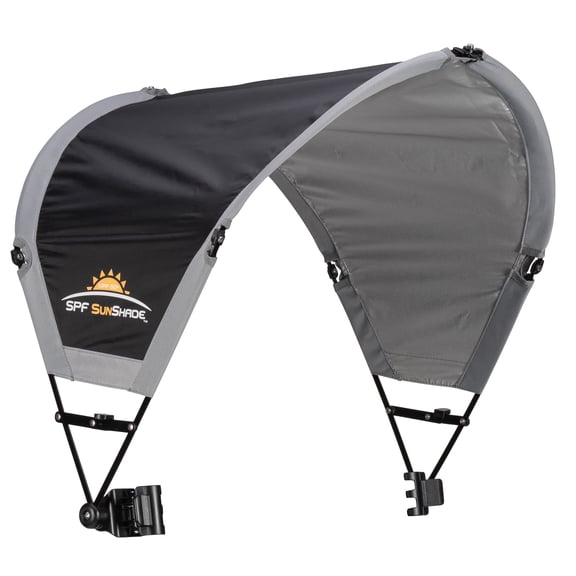 GCI Outdoor SunShade Accessory Black Universal Adjustable Chair Canopy with UV Protection
