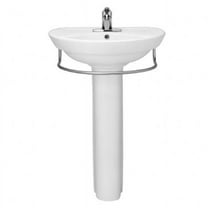 American Standard 0268.008 Ravenna 24-1/2" Pedestal Bathroom Sink Only - White