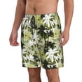 thumbnail image 2 of Fuzoiu Hawaii Palms Print Men's Beach Shorts,Men's Swim Trunks,Quick Dry Board Shorts with Pockets,Men's Bathing Suits for Surfing, Running, and Casual Wear-X-Large, 2 of 6