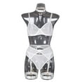 thumbnail image 2 of Ensemble de Sous-Vêtements en Maille, Ensemble de Culotte en Maille à Ceinture Réglable 6pcs pour la Saint-Valentin pour Femmes Blanc, Rouge, Bleu, Noir, 2 of 8