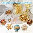 thumbnail image 4 of Uxcell Cookie Treat Bags, 3" x 3" 100 Pcs Clear Self Sealing Bags OPP for Biscuits Popcorn, 4 of 6