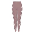 thumbnail image 7 of Hvot&aat Game Day Football Leggings for Women Football Season Yoga Pants Tight Peach Hip Stretch Pants, 7 of 7