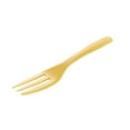 thumbnail image 6 of Baby Yellow Plastic Cake Fork with Knife Edge - 4" x 3/4" - 500 count box, 6 of 11