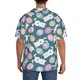 thumbnail image 3 of Fotbe Cute Rabbit Easter Camisa Estampada de Manga Corta para Hombre, Casual de Verano, Estilo Playero, Sin Arrugas-XX-Large, 3 of 5