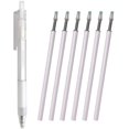 thumbnail image 1 of Gel Ink Pens Refillable & Retractable Gel Ink Pens 0.5mm Black Ink Gel Pen with 6 Ink Refills for Office School Students Adults, 1 of 8