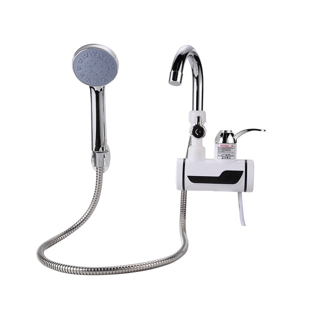 Chauffe-eau Électrique Instantané pour Douche, Robinet d'Eau Chaude Instantané, Conçu pour Durer