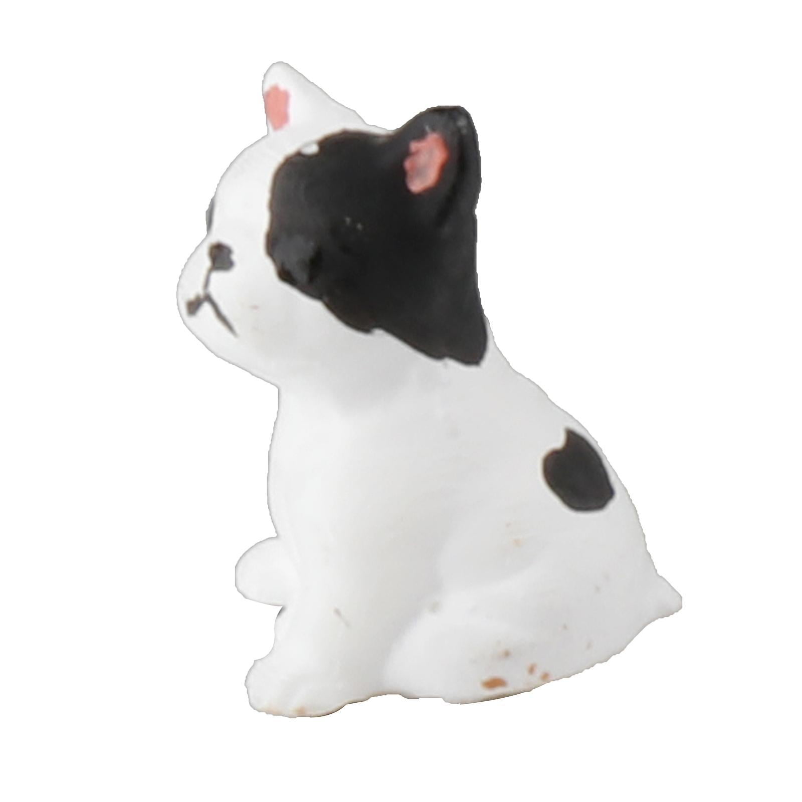 164 Diorama Dog Scene Figures Block Streets Style Modeling Doll, 16 Figurines, 164 Scale