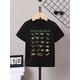thumbnail image 2 of Colorful Dinosaur Chart" Boys' Summer T-Shirt - Soft, Breathable Cotton, Casual Short Sleeve Crew Neck Top, Machine Washable, for Youngsters, Casual Boys Tee|Vibrant Youngsters Apparel tee, 2 of 7