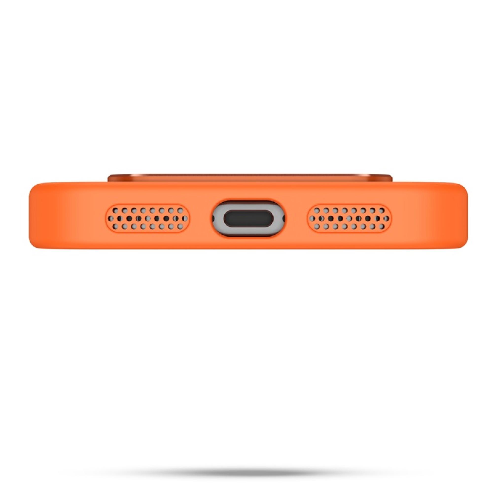 3 in 1 Bundle: Premium Protective Bundle for iPhone 17 Pro – Kickstand Case (Orange) + Lens Protector + 3-Pack Tempered Glass Screen Shields