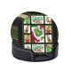 thumbnail image 2 of Posavasos de cuero de 6 piezas, posavasos Grinch para bebidas, posavasos para tazas, regalo de inauguración de la casa, ideal para la decoración del hogar, 2 of 7