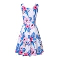thumbnail image 2 of IROINNID A-Line Dress For Women Fashion Sleeveless Printed Skinny Long Dress V-Neck Knee-Length Dress, 2 of 6