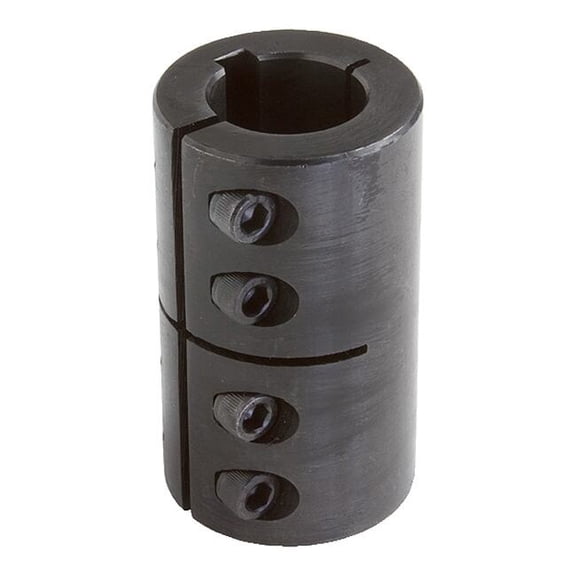 Climax Metal Products Rigid Shaft Coupling,Clamp,2-5/16" L ISCC-125-125-KW