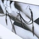 thumbnail image 2 of Retro Long And Short Rivet Earrings Ear Clips Fashion Goth Punk Tassel Earrings, 2 of 3
