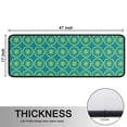 thumbnail image 5 of Kitchen Rugs Sets Of 2,Yellow Lemon Fruit Slices Blue Pattern Anti Fatigue Kitchen Mat Rugs Non Slip Washable,Decorative Kitchen Floor Mats for Kitchen,Sink,Laundry,17"x47"+17"x47", 5 of 5