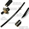Elervino Bamboo Roronoa Zoro Sword with Belt Holder, 41 inches ...