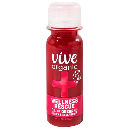 Vive Organic, Wellness Rescue Shot, Oil of Oregano Immunity Wellness Shot, 2oz