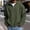 Army Green#01, variant on Hsovts Mens Waffle Knit Hoodies Jackets Casual Full Zip Up Hooded Sweatshirts Long Sleeve Drawstring Loose Coats with Pockets Mint Green M
