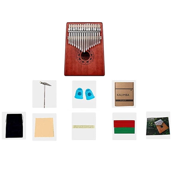 EGNMCR Thumb Piano Sound Finger Piano Beginner Entry Portable Musical Instrument cotton towel