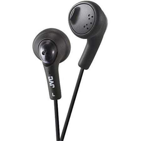 JVC HAF160B Gumy Ear Bud Headphone Black (The Best Earbuds Under 30)