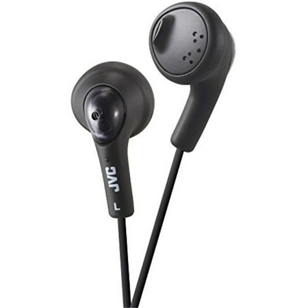 JVC HAF160B Gumy Ear Bud Headphone Black