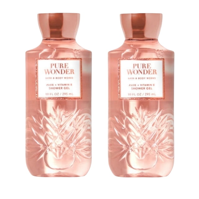 Gel de ducha Bath & Body Works Pure Wonder, 300 ml, paquete de 2