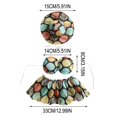 thumbnail image 4 of Tuvgenk Statue Clothes Porch Goose Outfits Garden Decor 23 inch Porch Goose Clothes Multicolor Outdoor&nbsp;Decoration Outfits for Lawn Geese, 4 of 5