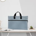 thumbnail image 4 of Teissuly Clearance Canvas Document Bag With Handle Zipper Document Bag Handle Business Briefcase Bag A4 Document Organizer Tote Briefcase(Blue, 34x24cm/13.39x9.45Inch) Teissuly WER202308175109, 4 of 8