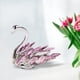 thumbnail image 3 of modernas, colección de decoración de cisnes, regalos, estatua de pie independiente de estar, dormitorio, mujeres, mamá, Rosado perfecl Estatuilla de cisne, 3 of 8
