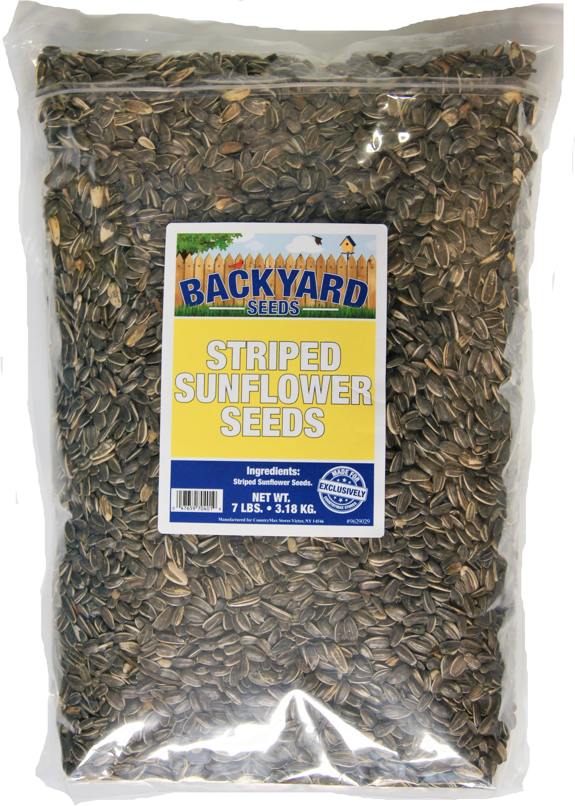 Backyard Seeds Striped Sunflower 7 Pounds