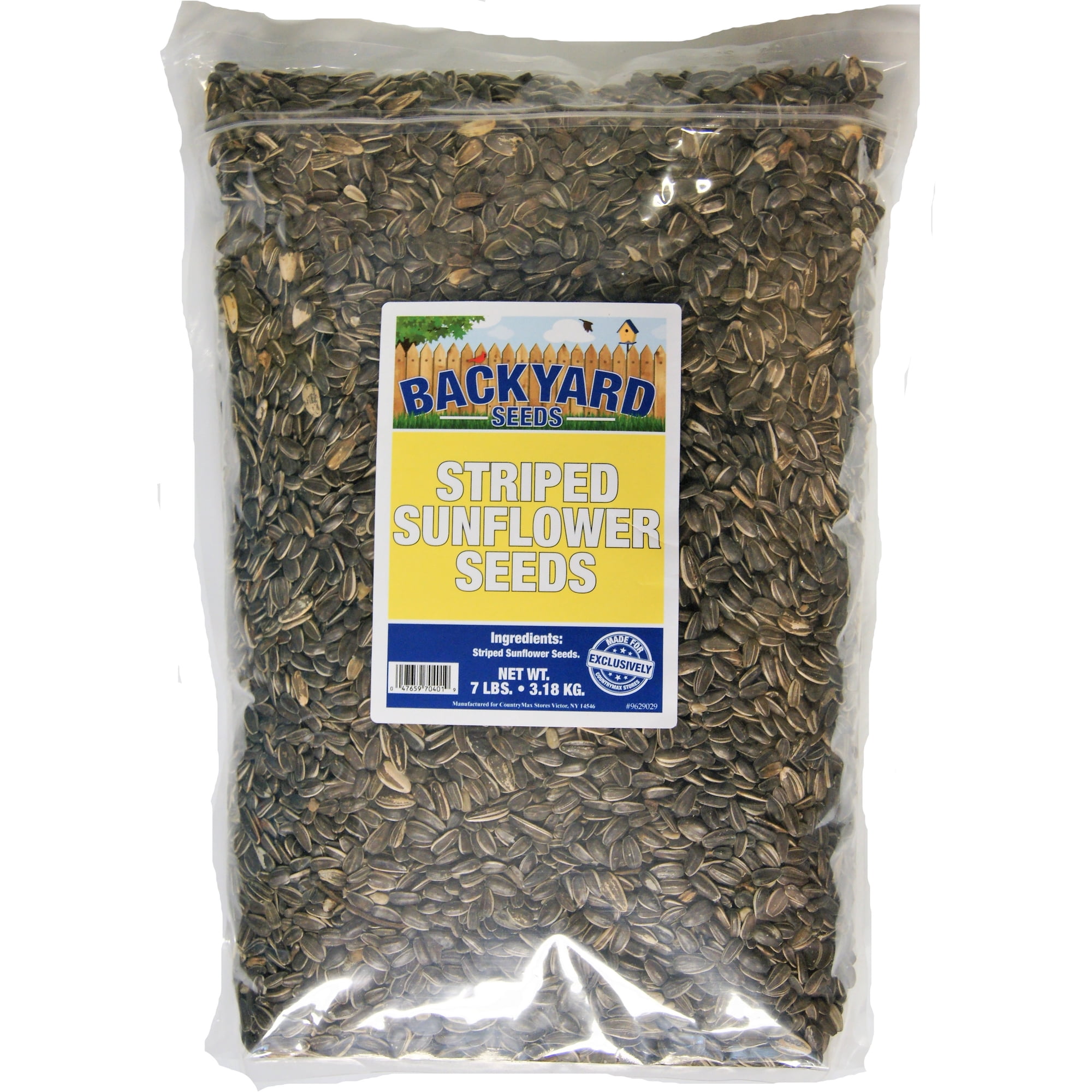 Backyard Seeds Striped Sunflower 7 Pounds