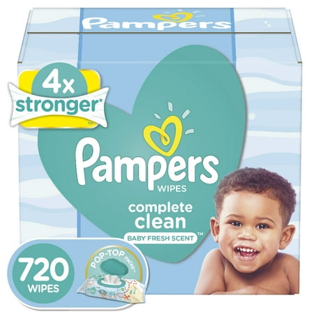 Pampers Baby Wipes Complete Clean Scented (Choose Your