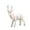 D, variant on WEGFTDUOP Christmas Decoration Christmas White Elks Ornaments With Red And P-ink Bow Scarf For Christmas Home Party Decoration Holiday Products