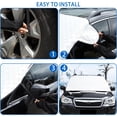 thumbnail image 6 of TINKI Windshield Snow Cover Fit for Subaru Forester 2013-2018, Front Windshield Cover for Ice and Snow, Auto Extra Thick Windshield Ice Cover Protects Windshield from Rain, Sun, Frost, 6 of 7