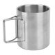thumbnail image 3 of Taza para acampar al aire libre, taza para acampar de acero inoxidable, taza de café con Doble Aislamiento y mango plegable para barbacoa y montañismo, 3 of 12