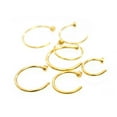 thumbnail image 3 of Nose Ring Pack of 7 Multiple Sizes 20g and 22g Gold IP, 3 of 5